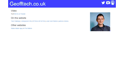 Desktop Screenshot of geofftech.co.uk