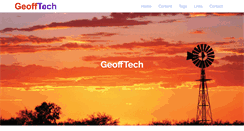 Desktop Screenshot of geofftech.com
