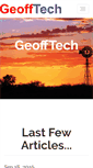 Mobile Screenshot of geofftech.com